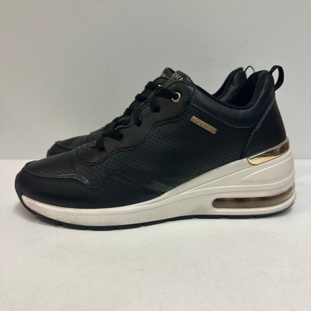 GUC Skechers Million Air Hotter Air Wedge Sneaker Lace Up Fashion Women 10